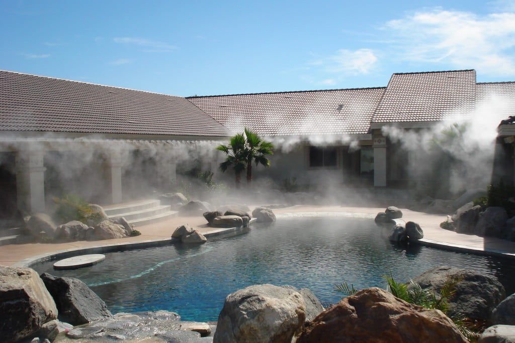 Hệ thống phun sương cho Spa