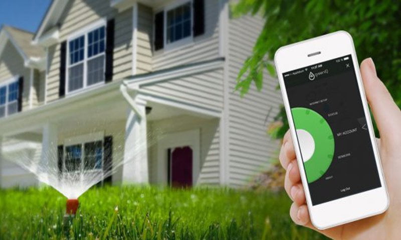 Hệ thống phun sương kết nối wifi