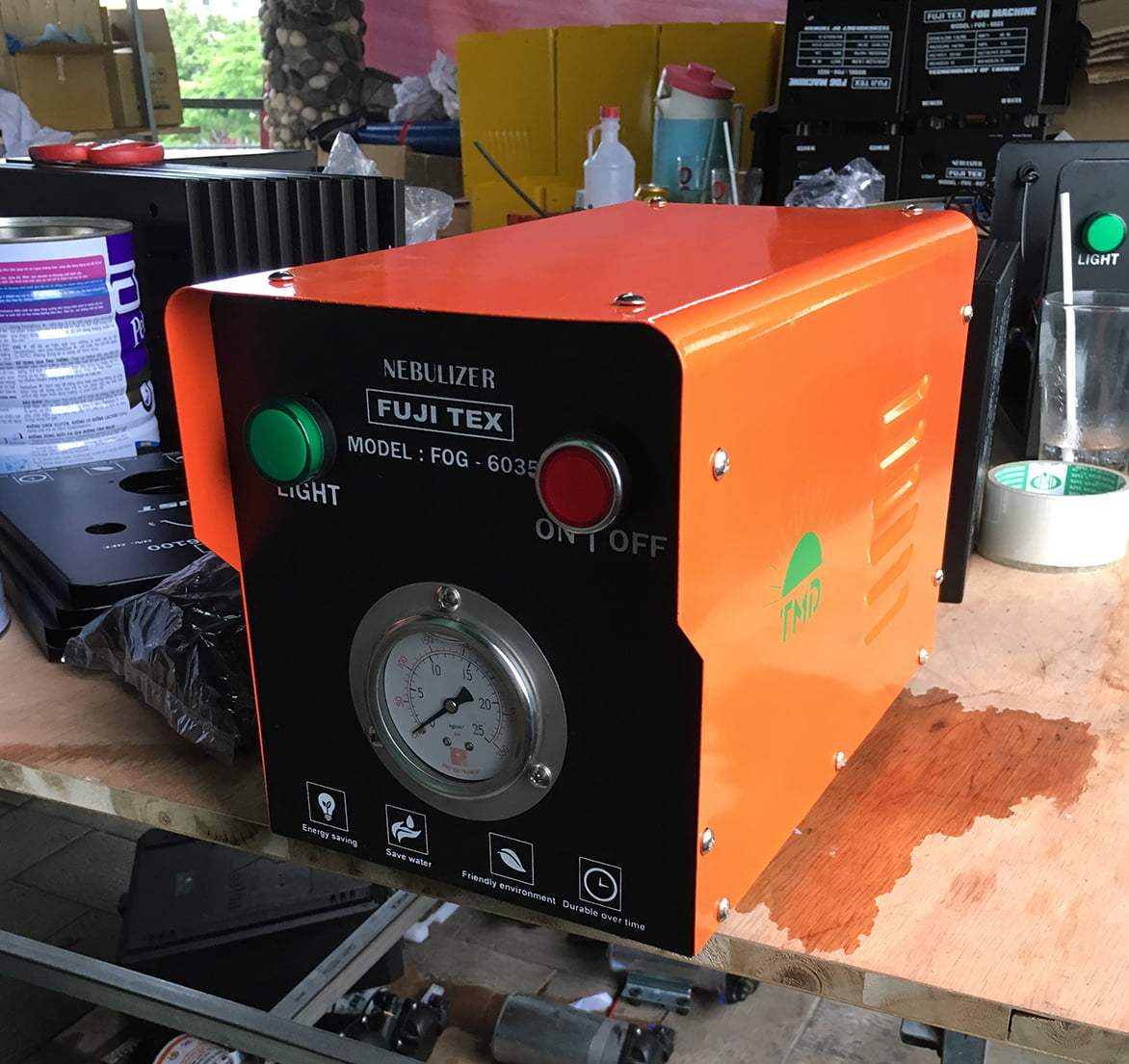 Lắp đặt hệ thống phun sương giá rẻ tại công ty TMD.