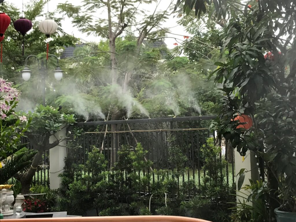 Lắp đặt máy phun sương làm mát quận 1