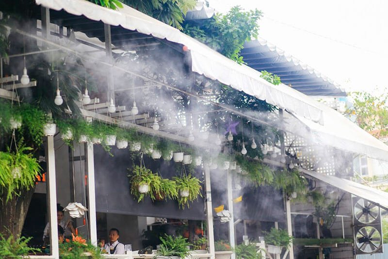 Lắp đặt máy phun sương quận Tân Bình