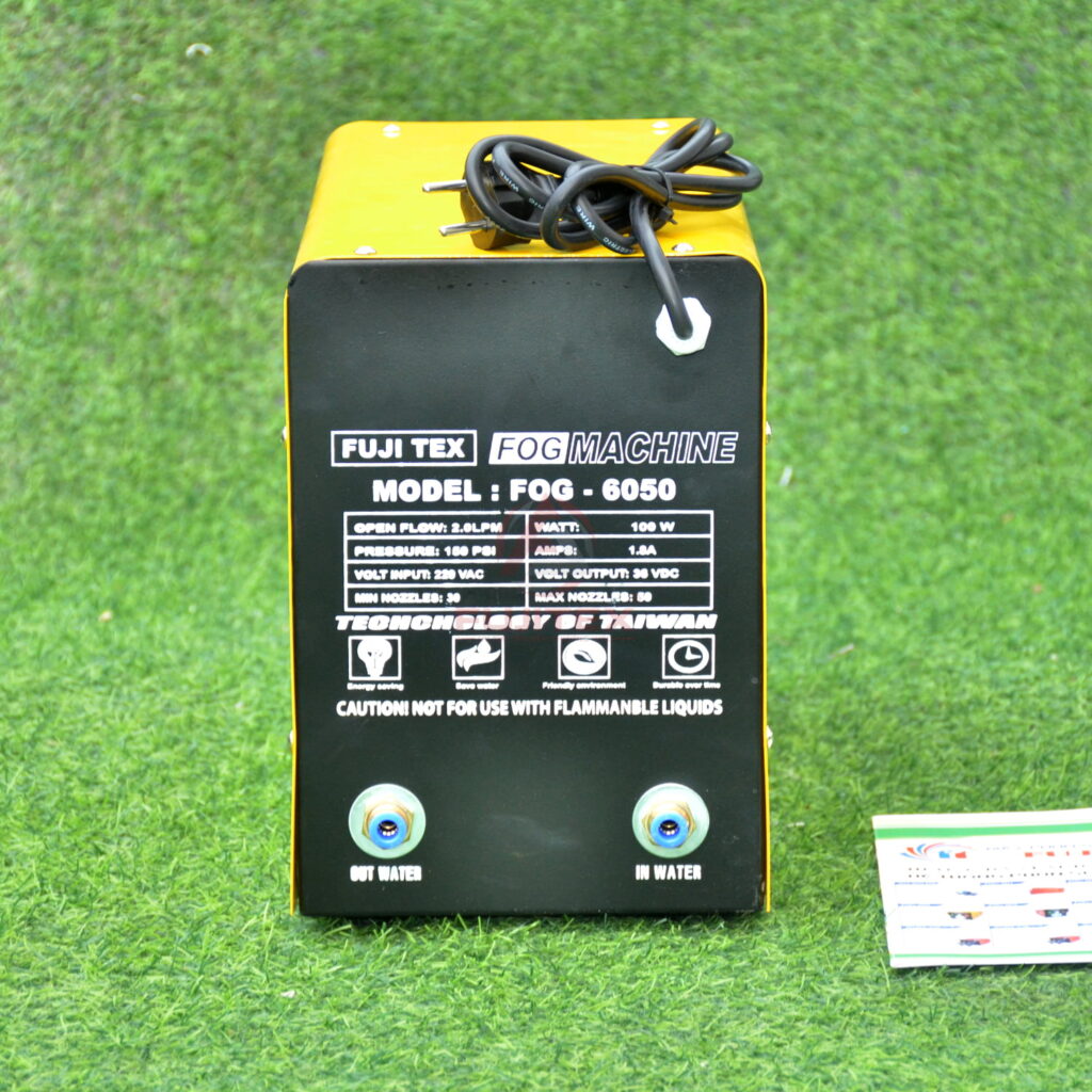 Máy phun sương cũ fujitex fog 6050 (mặt sau)