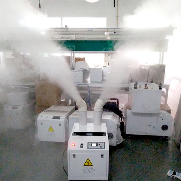 Mô hình máy tạo ẩm cho nhà yến đang được sử dụng