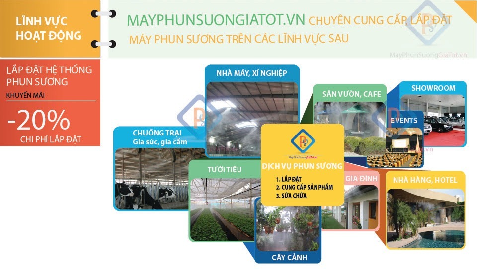 Liên hệ công ty TMD để được tư vấn sử dụng máy phun sương đúng cách