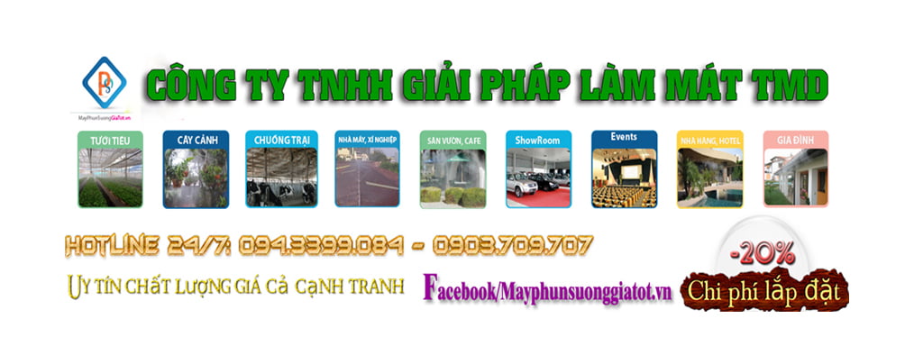 Mua máy phun sương giá rẻ, chính hãng tại công ty TMD
