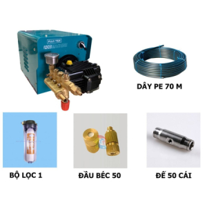 Hệ thống phun sương gồm các bộ phận chính nào?