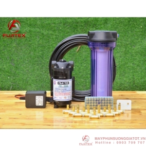 Trọn bộ máy phun sương Fujitex TD 2500 – 10 bec phun
