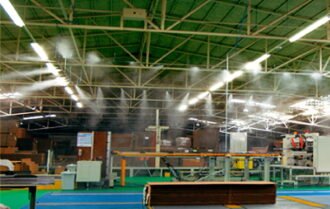 Lắp đặt hệ thống phun sương làm mát trong nhà xưởng